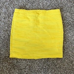 Windsor yellow mini skirt